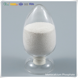 Grado de alimentación de gránulos de fosfato monocálcico blanco MCP CAS NO 7758-23-8 para peces y cerditos