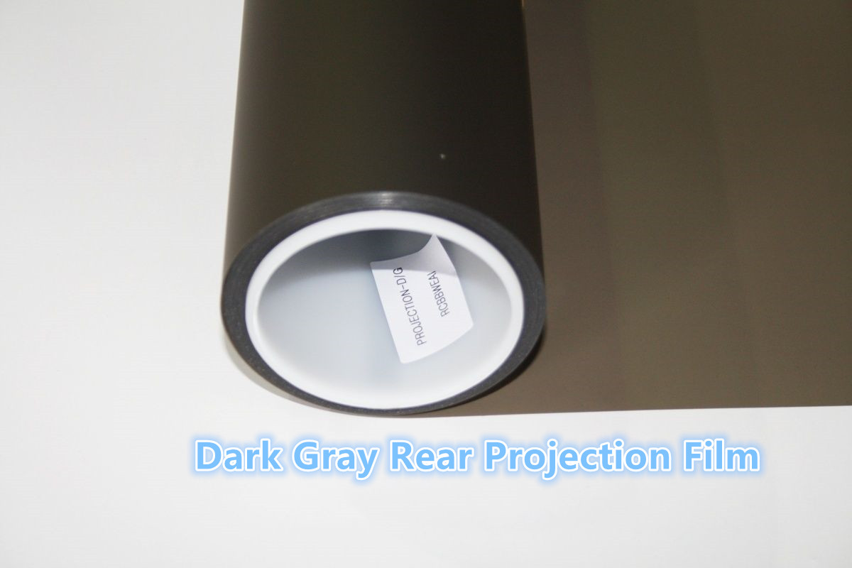 A4 sample Clear Holographic Rear Projection Film Screen Film Self Adhesive