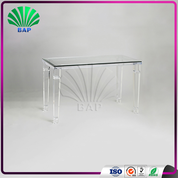 Elegant Acrylic Dining Room Tables Lucite Clear Furniture Design