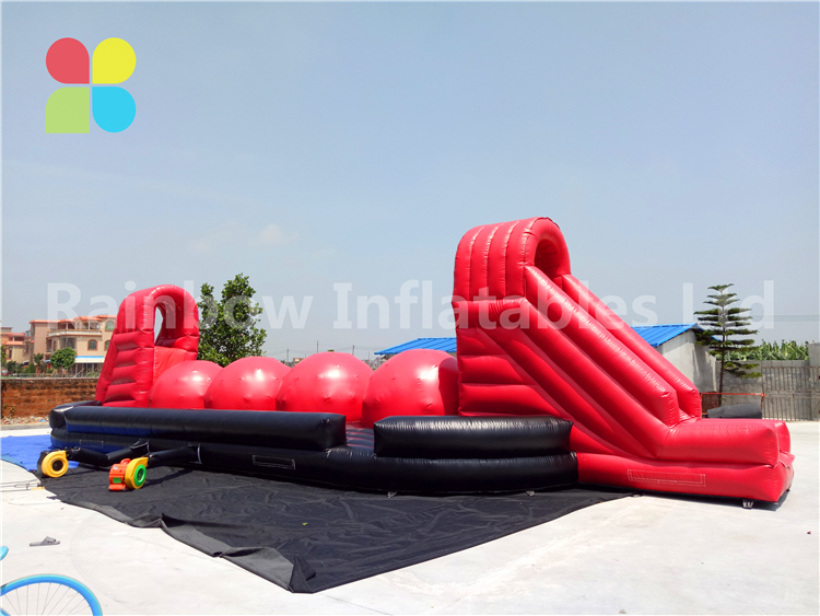 RB9004-1(17x6.3x3.9m) Inflatable Large Baller Game/Inflatable Wipeout Sport Game For Fun
