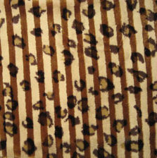 PV Plush Sofa Fabric with Stripes and Printing