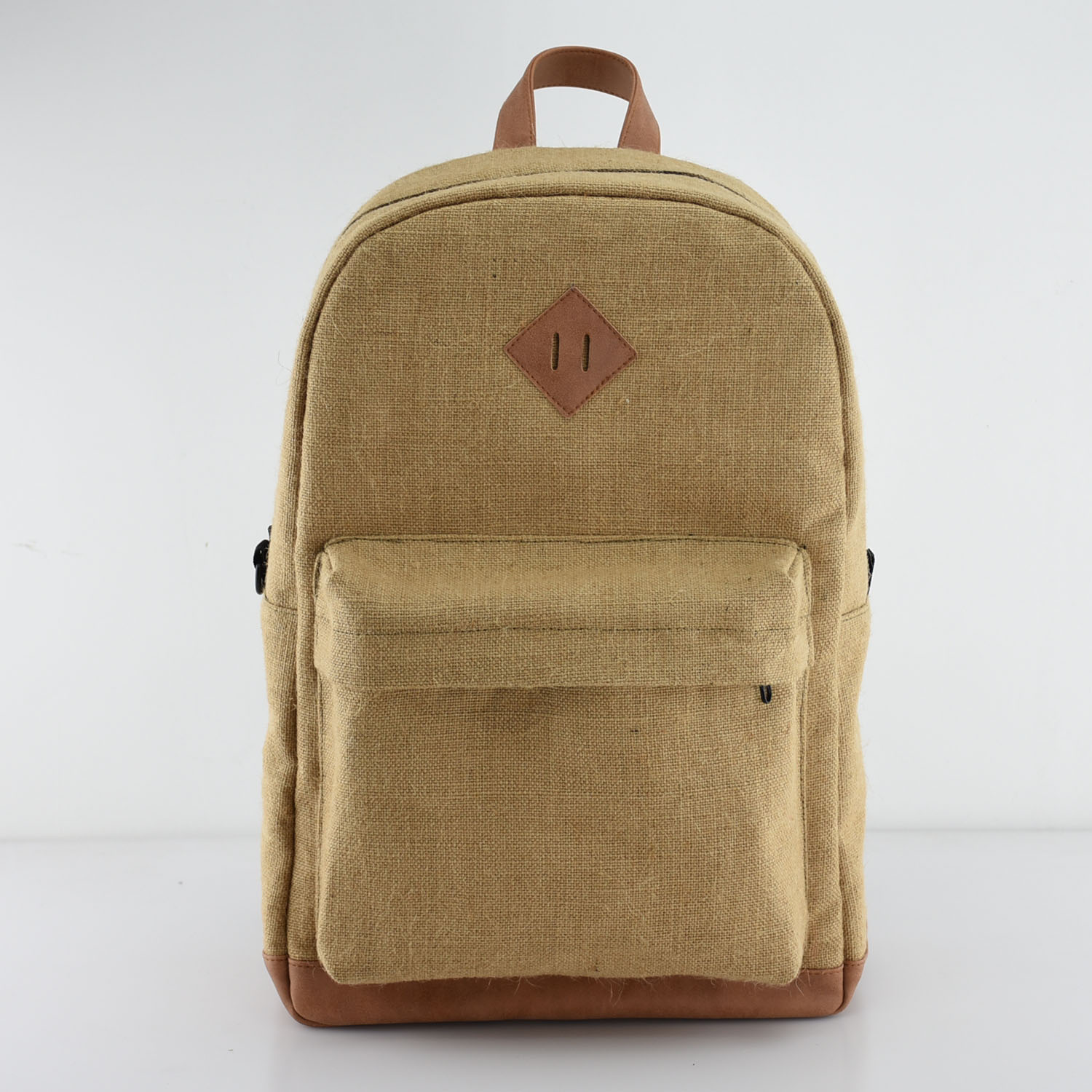 Jute Smell Proof Odor Eliminating Backpack with dual zipper from China