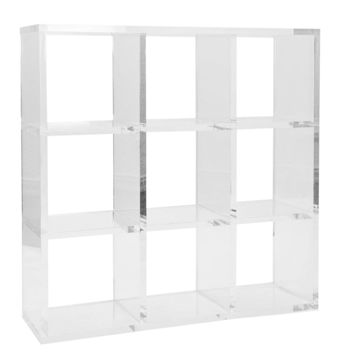 Clear Acrylic Living Room Storage Organizer Shelf Small Lucite