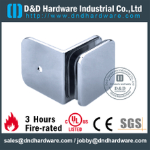 Abrazadera de vidrio de acero inoxidable 316 para puerta de baño de vidrio -DDGC002
