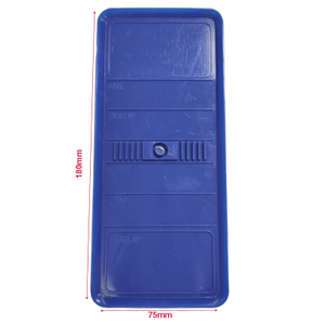 Panel Identification Plates 180mm x 75mm Blue Color