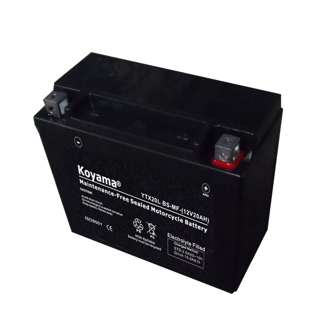 Ytx20L-BS-Mf Sealed Maintenance Free Battery 12V SMF Powersport Motorcycles Scooters Atvs