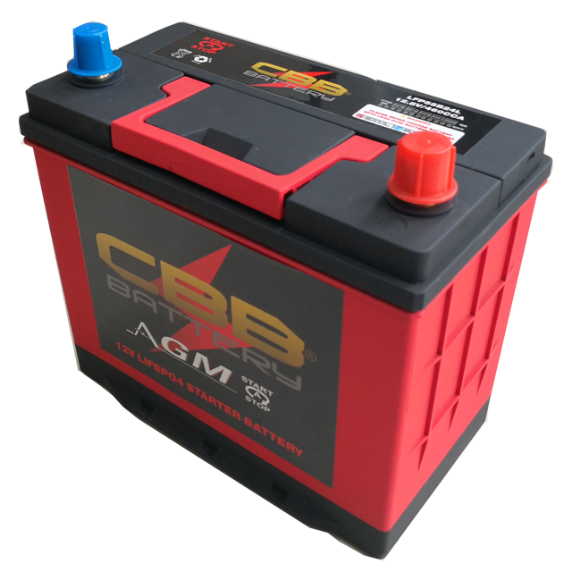 12V 30ah LiFePO4 Lithium Starter Battery AGM Car Battery LFP55b24L