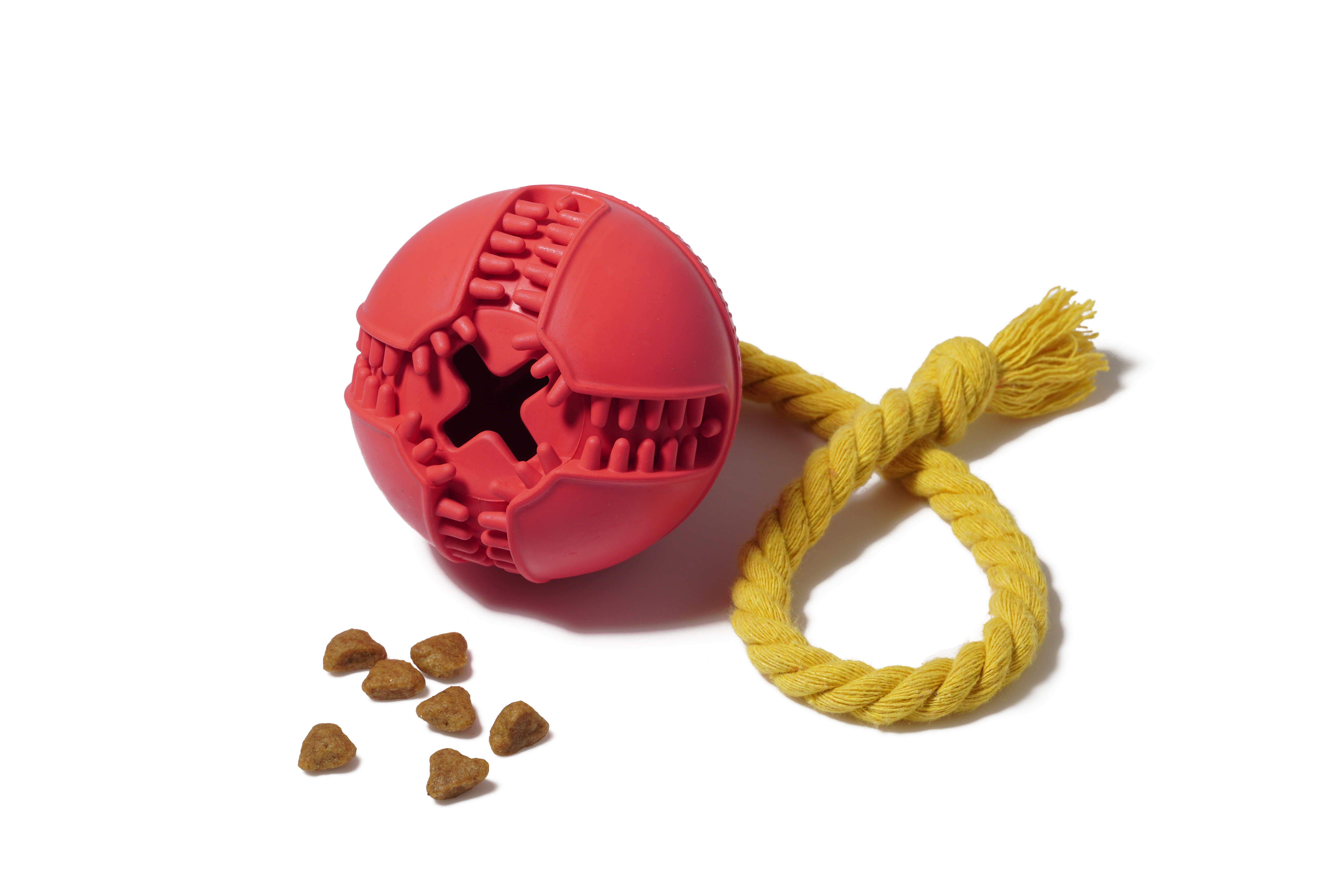 Dog Chew Natural Rubber With Rope
