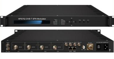 HPS752 DVB-T SFN Modulator with 4*asi input and RF output