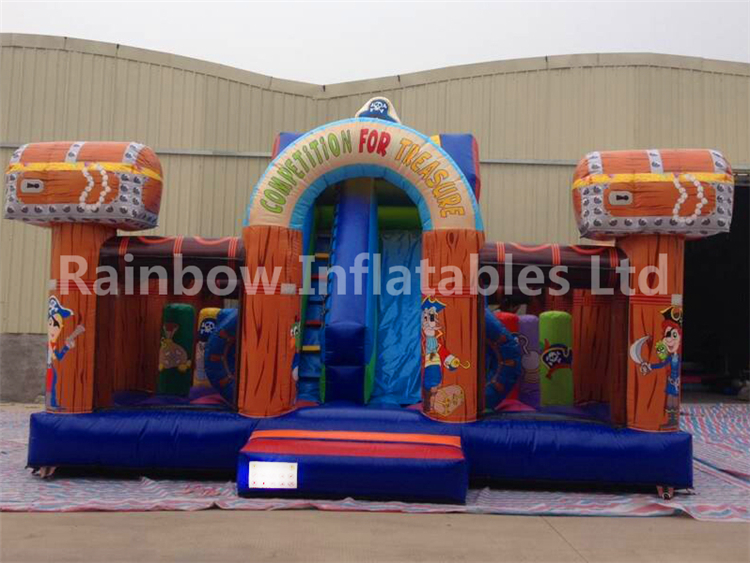 RB4127( 6x6.5m ) Inflatable pirate Funcity For Selling