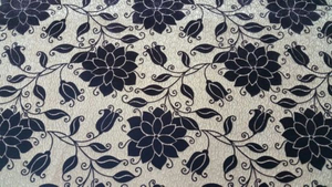New Style Flocked Curtain Fabric