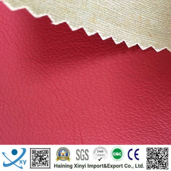 Soft PU Artificial Leather for Shoes Lining, Bags, Handbags