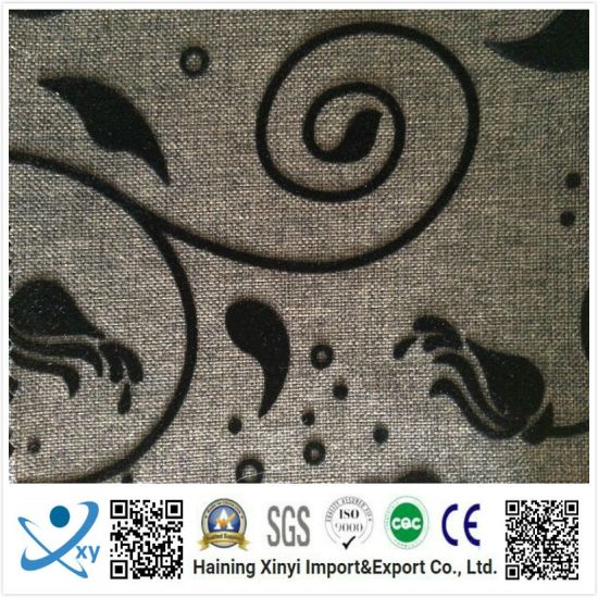 Wholesale Low Price High Quality 190t 68dx68d Waterproof Polyester Flocking Taffeta Fabric