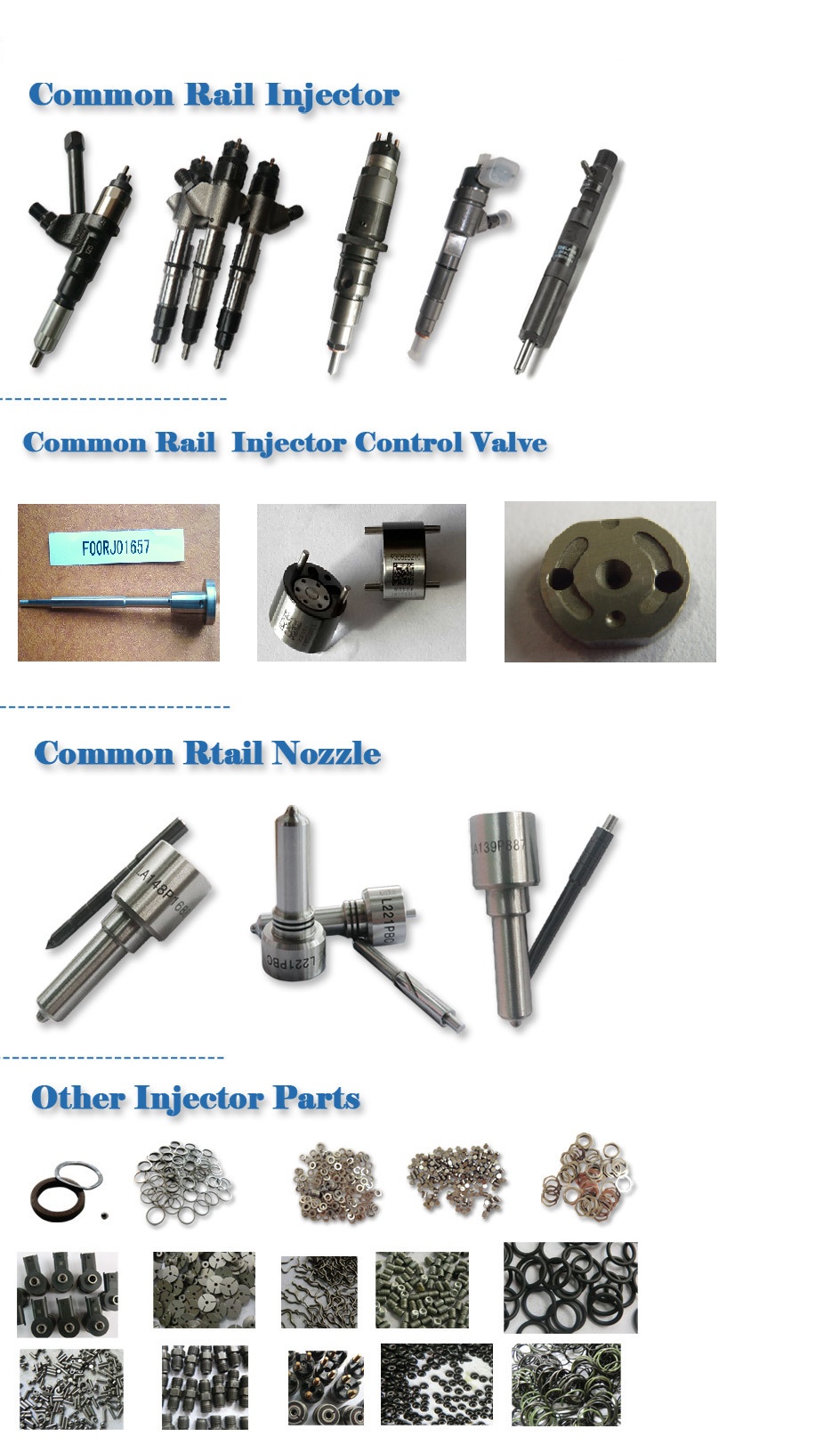 Bosch common rail repair kits