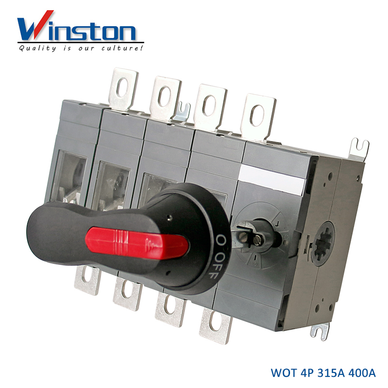WOT 315A 400A Interruptor seccionador de carga Seccionador