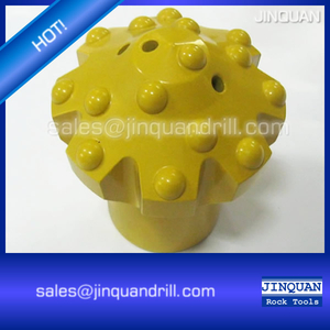 dome type reamer bits ballistic buttons T38*102mm & T38*127mm