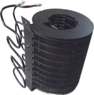 Type condensateur de roulis de fil de réfrigération