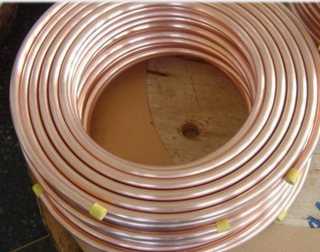Tubo de cobre para piezas de refrigeración