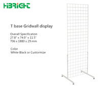 T base Gridwall Display Stand