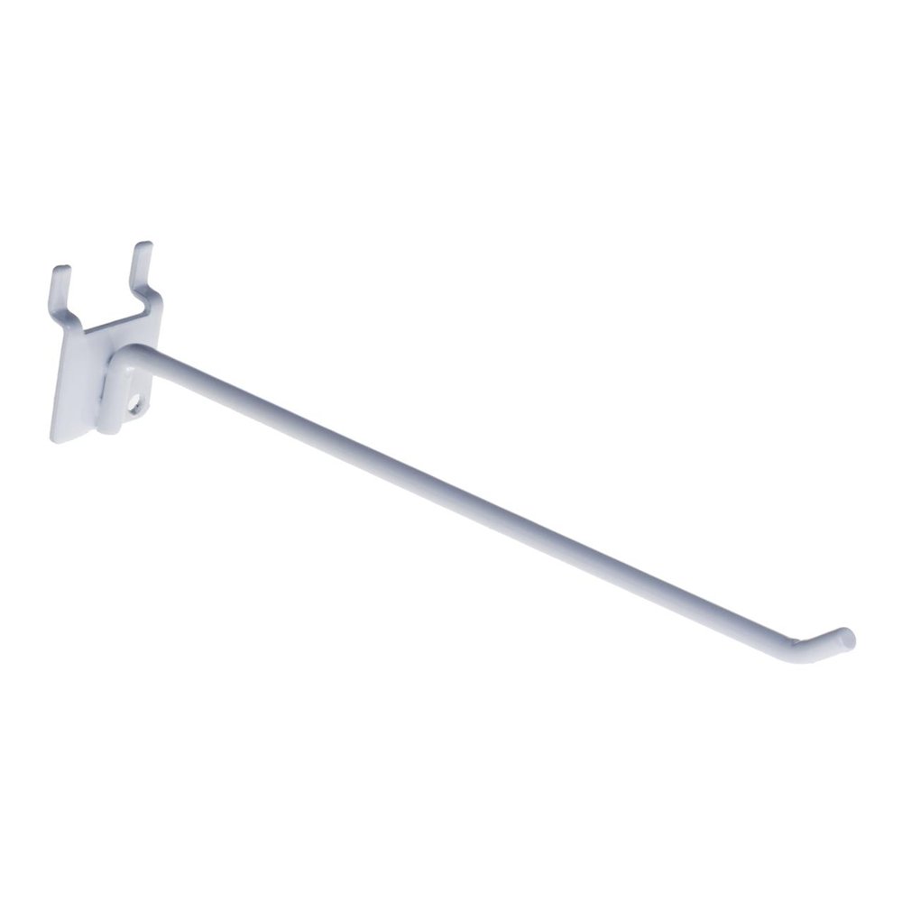 Single prong pegboard hook with metal base