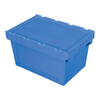 Plastic Stackable Crate Attached Lid Container NLB-3