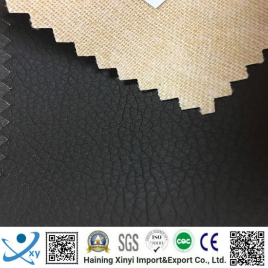 Anti-Abrasion PU Artificial Leather / PU Rexine Leather for Boot