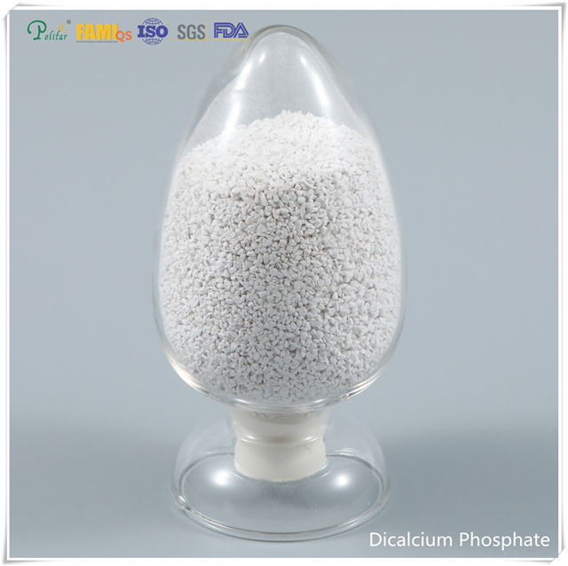 Grado de alimentación granular de fosfato dicálcico blanco DCP NINGÚN CAS 7789-77-7 para pollos