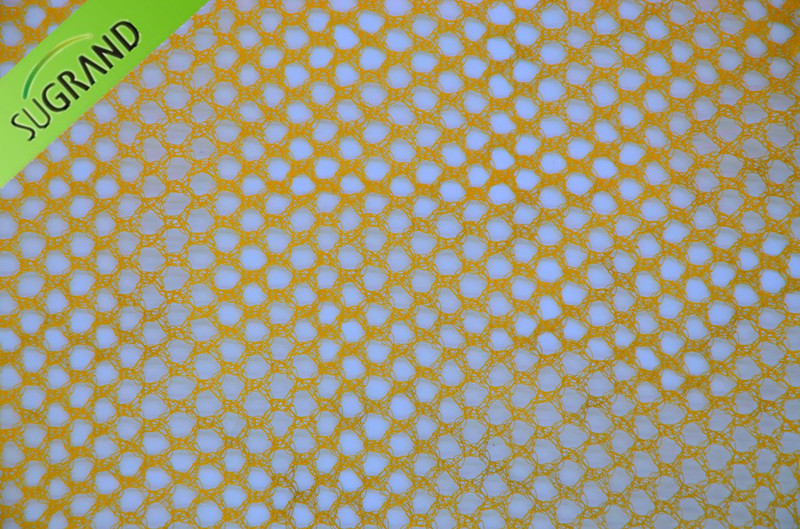 Red de oliva de cosecha amarilla arena 56gsm