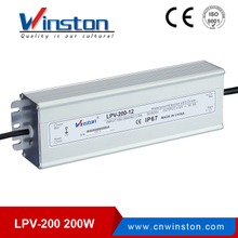 Мини-размер LPV-200 200 Вт водонепроницаемый импульсный светодиодный источник питания