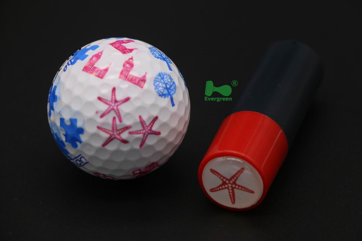 Golf Ball Stamps Round Dia.11mm Buy Golf Ball Stamps, golf ball marker, golfer gift Product on