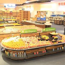Fruit And Vegetable Display Supermarket Shelf Stand Rack