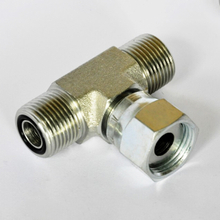 BE METRIC MALE O-RING /METRIC FEMALE TEE hydraulic supply hose connectors