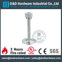 Tope de puerta de acero inoxidable con caucho para puerta batiente -DDDS055