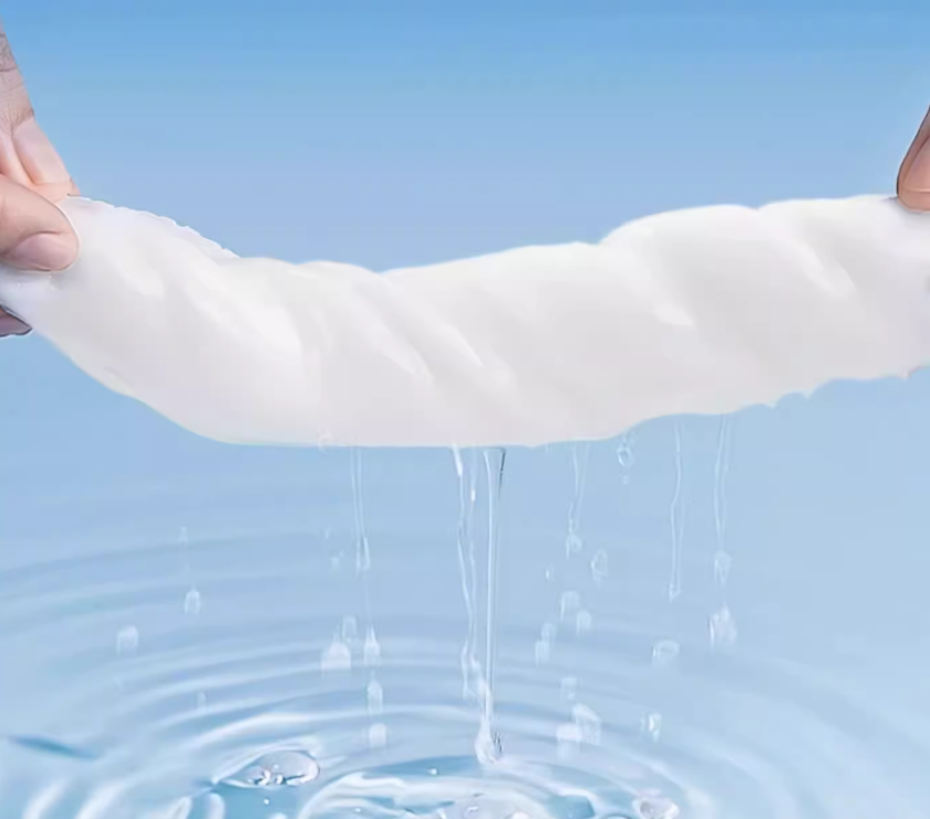 100% Cotton Facial Towel na nakadikit sa dingding