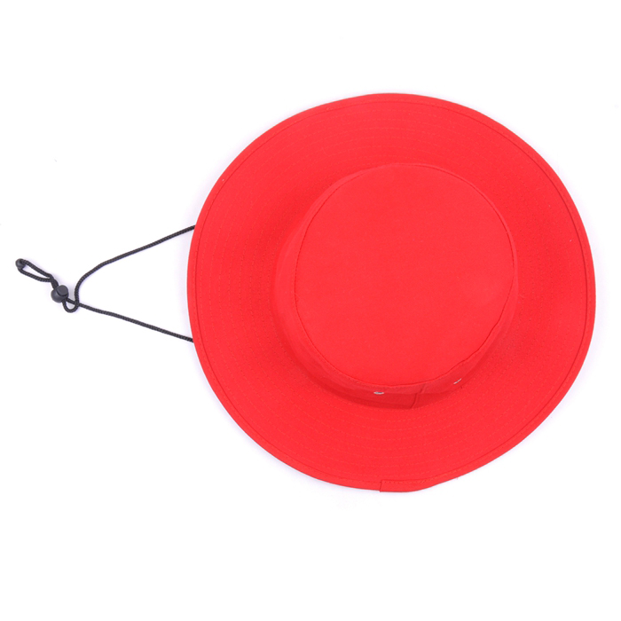 cotton wide brim bucket hat 