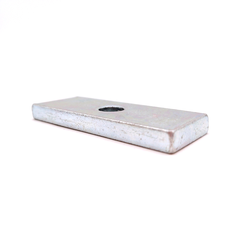 Acero al carbono Grado 8.8/10.9/12.9 Tuerca delgada rectangular larga recubierta de zinc blanco azul