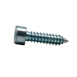 Grado 4,8 / 8,8 tornillos de madera de cabeza de copa de hexágono plateado zinc de acero al carbono