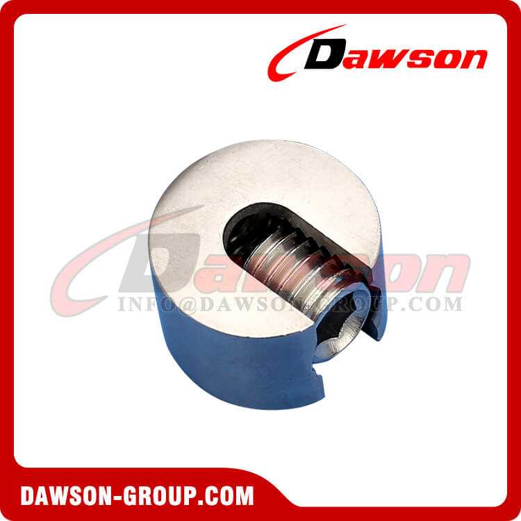 Stainless Steel Stopper on Wire Rope, AISI316 Wire Rope Cable Stopper