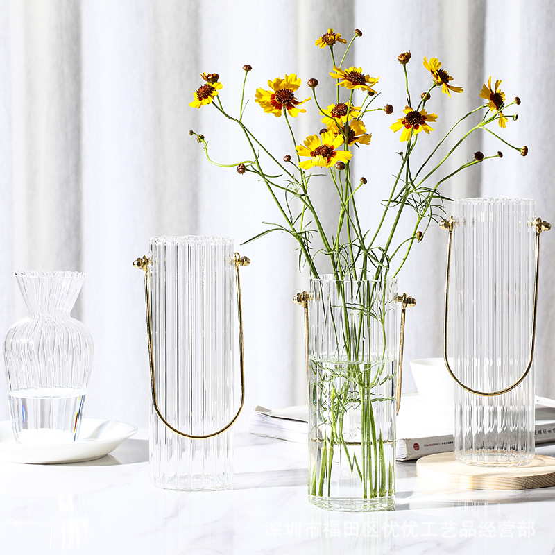Glassvase Round Shape Glass Vase Special Designed Flower Vase