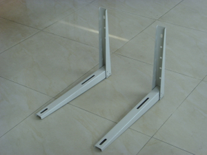 Staffa per condizionatore d'aria per montaggio a parete galvanizzata per impieghi gravosi di alta qualità per unità esterne A/C 