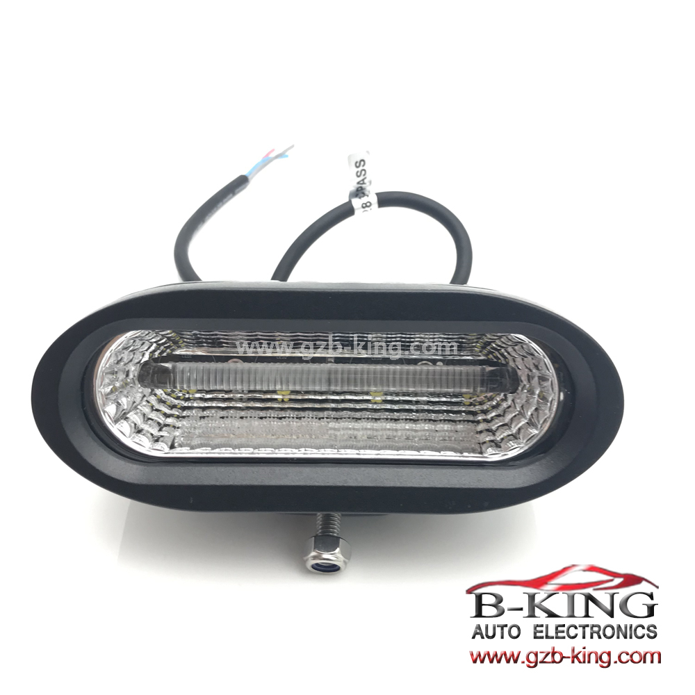 New Arrival Super Bright 9-32V CREE 50W White + Red LED Work Light