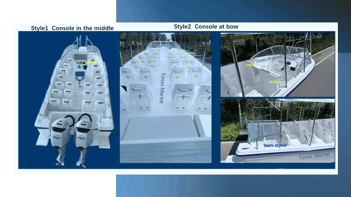 fiberglass passenger boats 30 feet グラスファイバー製客船30フィート