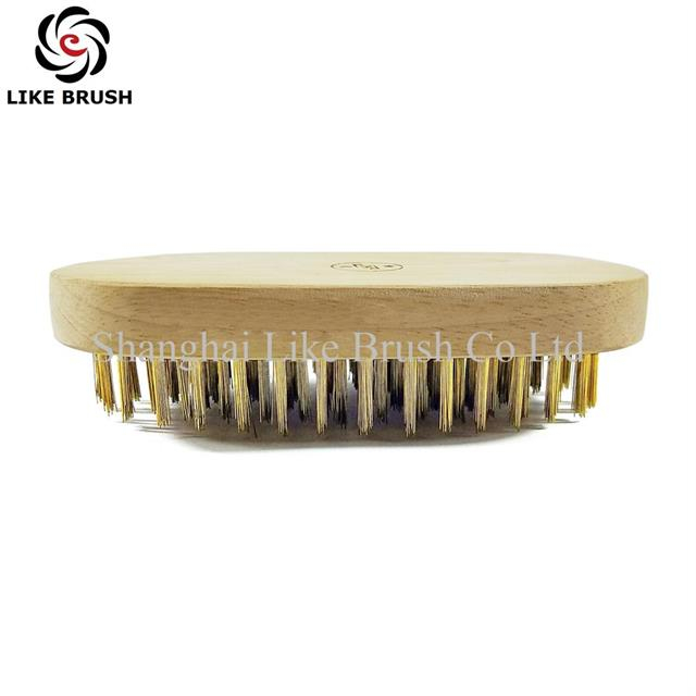 Hand Brushes Round Wooden Base
