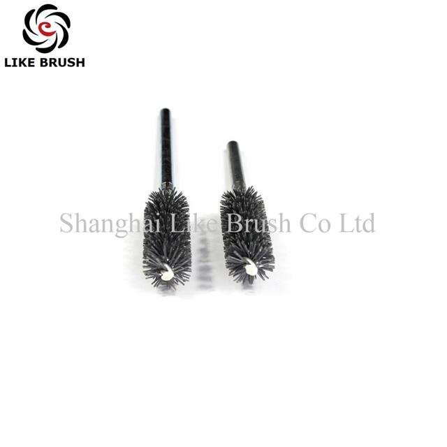 Abrasive Nylon Tube Brushes with Round Shank