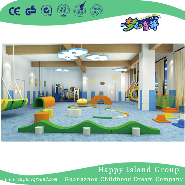 幼儿园儿童小型滑梯室内游乐场 (HHK-12101)