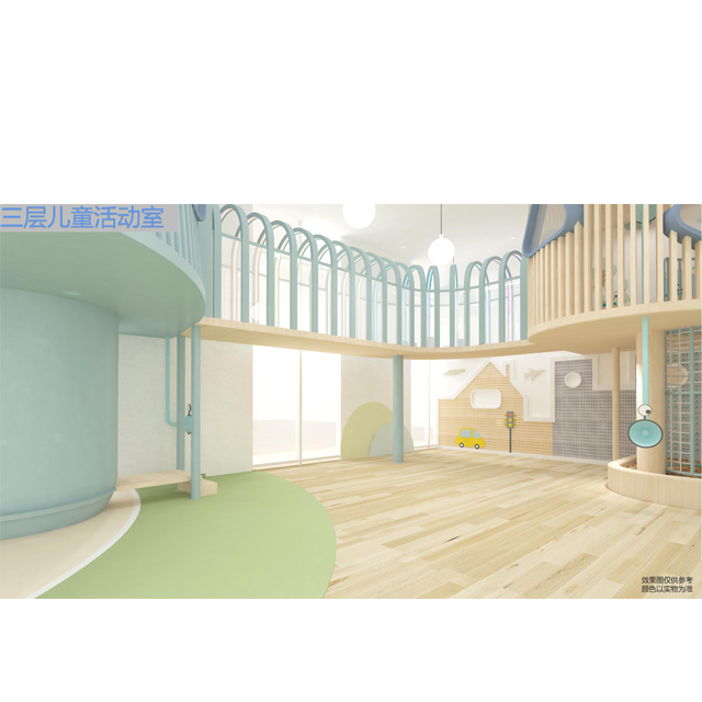 Indoor-Spielplatz mit Cabits und magischer Beleuchtungsgalerie und Labyrinth-Kletterset für den Hotel-Indoor-Park (zh-hqw3F)