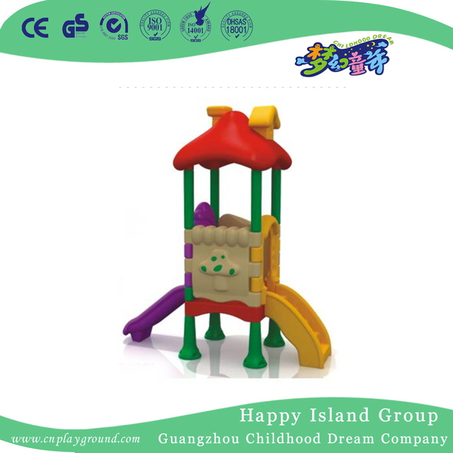 Kinder im Freien Plastik spielt kleinen Dia-Spielplatz für Verkauf (WZY-473-38)