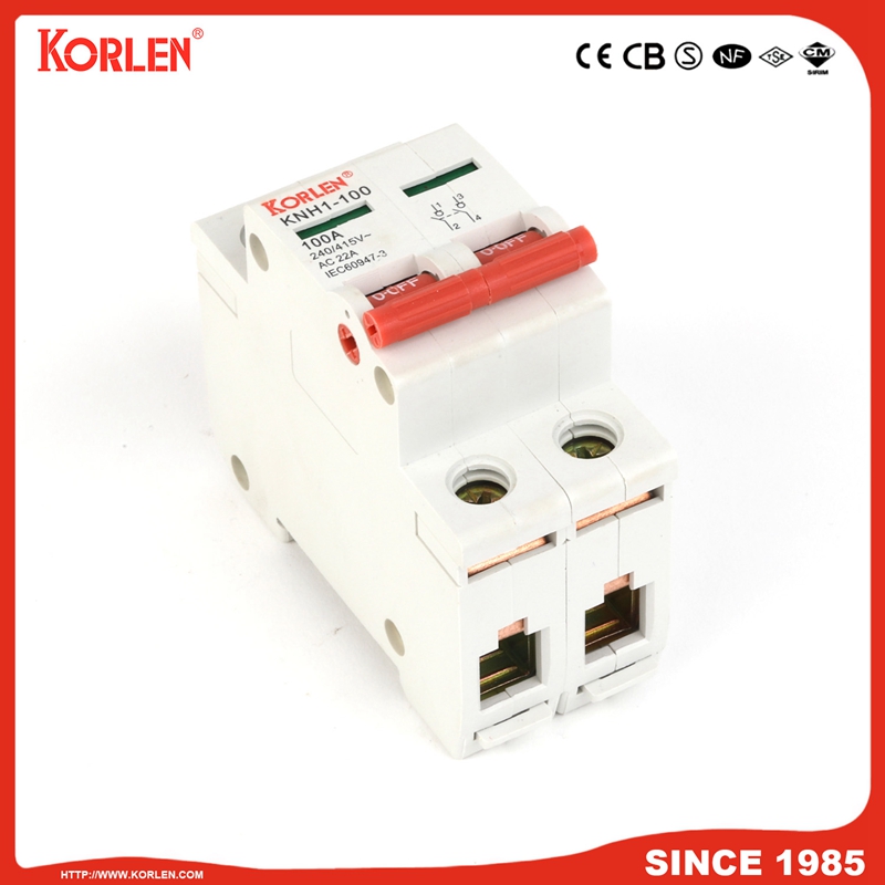 MCB Type Isolator Switch Main Switch DIN Type for Distribution Box