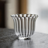 Glass Petal Teacup Thickened Single Household Trumpet