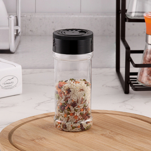 230ml Plastic Spice Jar Clear Bottle for Pepper Packing